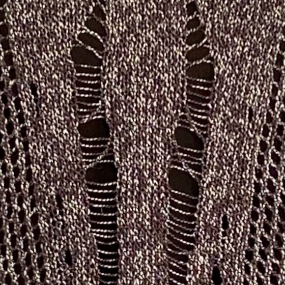 Simply Vera- Vera Wang Open Weave Sweater - Picture 7 of 7